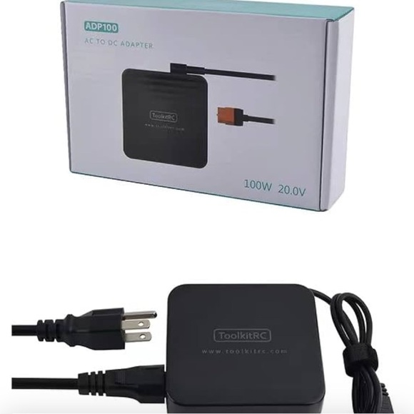 ToolKitRC ADP100 US Plug 100W Power Output with XT60 - Picture 1 of 4